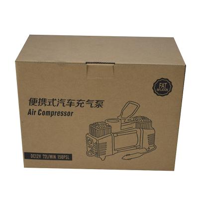 China Recyclable Customized Craft Paper Box Eco - Friendly Foldable Brown Corrugated Cardboard Boxes For Shipping for sale