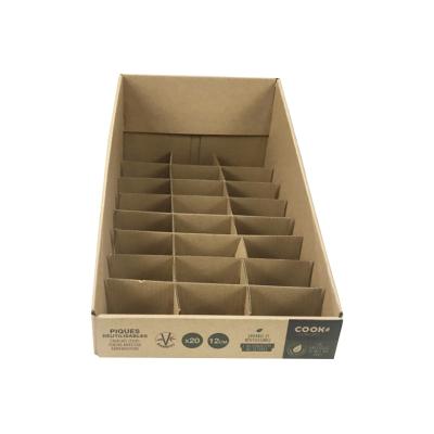 China Custom Logo Printed Cardboard Corrugated Display Box JQ-9005 for sale