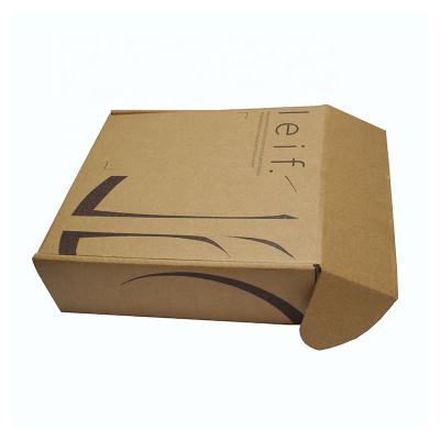 China Recyclable Custom Mailing Packaging Clothing Packaging Logo Cardboard Corrugated Box for sale