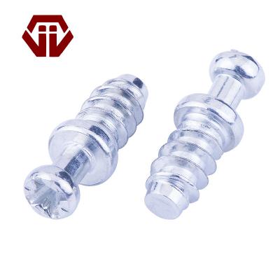 China To Support Wood Or Glass Panel Heavy Duty Cabinet Shelf Concealed Bracket Pins Board To Board Joint Fittings Laminate Piece Screw for sale