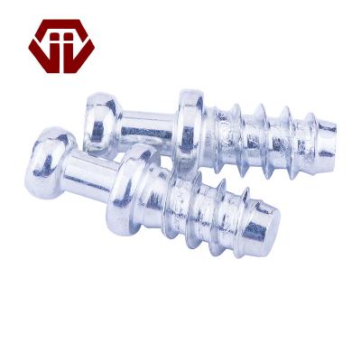 China To Support Wood Or Glass Panel Furniture Hardware Wholesale Cabinet Connector Hardware Knock Down Connector Laminate Piece Screw for sale