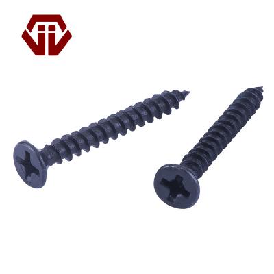 China On wood or glass backing high quality zinc yellow drive panel screws MDF screws drywall tapping screw for sale