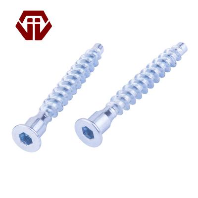 China Modern Manufacturers Selling Best Furniture Connector Steel Finger Screws Cam Lock Furniture Connecting Bolt for sale