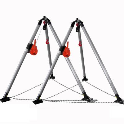 China Fire Equipment 500 Kg Large Capacity Lifting Fire Fighting And Industrial Use Rescue Tripod for sale