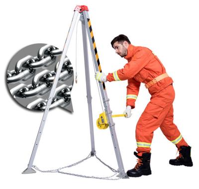 China New Style Fire Equipment Aluminum Adjustable Rescue Tripod Lifting Tripod Rescue System for sale