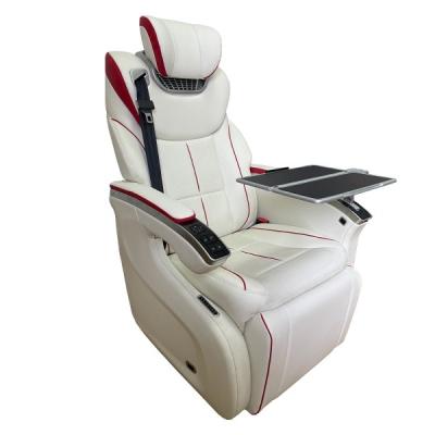 China Latest Style Leather Electric Adjustable Leather For MPV With Left Rest Single Electric Car Seat For Seinna for sale