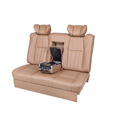 China Hot Selling Armrest Maybach Style Mid Headrest Car Seats Leather Sofa Bed For Vellfire for sale