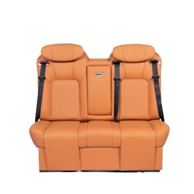 China High Quality Radio Maybach Style Infill Leather Material Headrest Split Sofa Bed Car For Sprinter for sale