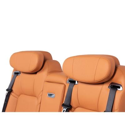 China Maybach Style High Quality Leather Adjustable Leather Material Headrest Split Sofa Bed Car For Mercedes-Benz for sale