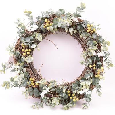 China Eco-Friendly Natural Spring Craft Spring Wreath Easter Home Decorative Garland for sale