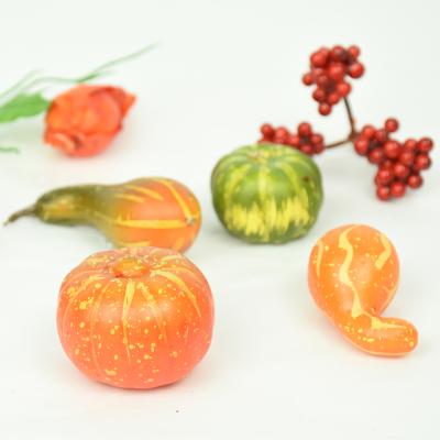 China Party Halloween Carnival BSCI Autumn Ornaments Moss Fruit Pumpkin DIY Artificial Material Home Decorative Material for sale