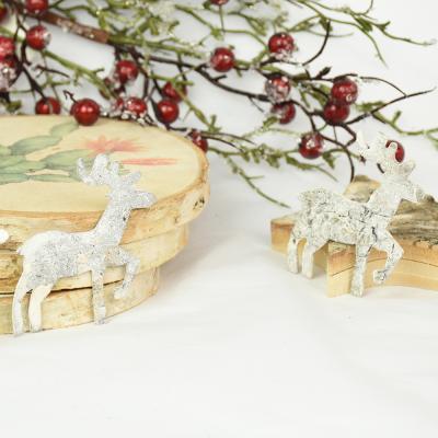 China Natural Handmade Christmas Reindeer from Natural Bark Birch Bark Ornaments for sale