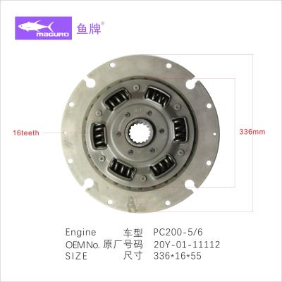 Cina Sostituzione del disco di frizione di PC200-5 20Y-01-11112 per KOMATSU 336*16*55 in vendita