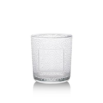 China Home Decoration Modern Cylinder Candle Jar 200ml Clear Votive Glass Candle Holder for sale