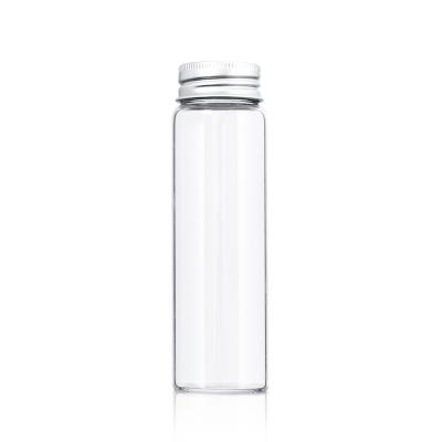 China Wholesale Custom Logo 50ml 100ml 200ml Bulk Food Glass Jars Borosilicate Jar With Lid for sale