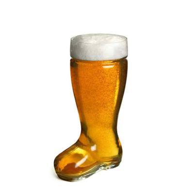 China Decorative Beverage 550ml Boot Cup Cowboy Shape Shoe Boot Cup Wine Glass Bottle for sale