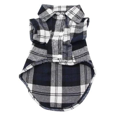 China Dog Checked Plaid Shirt Pet Fashion Viable Plaid Shirt Cat Plaid Clothing Shirt, Soft and Comfortable for sale