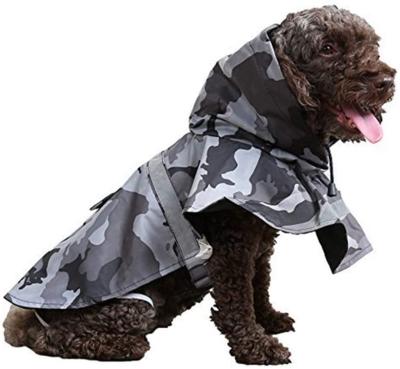 China Thoughtful Viable Dog Rain Coat with Hood Ultralight Breathable Waterproof Dog Jacket Rain Cover for Medium and Large Dogs for sale