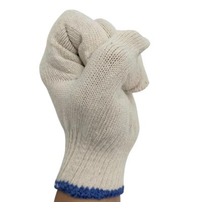 China 10 Pin Cotton Gauze Wear-Resistant Soft Non-Slip Wear-Resistant Protective Gloves Work Insurance Gloves for Hardware Workshop Household for sale