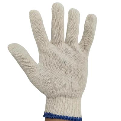 China Manufacturers wear-resistant sellwhite pin cotton gauze protective gloves 10 work insurance gloves for workshop household for sale