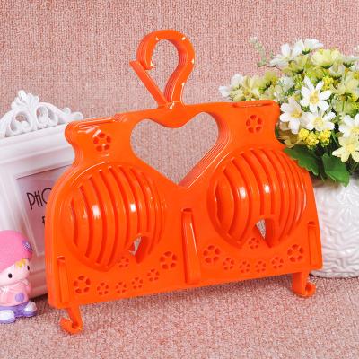 China Eco-friendly Colorful Plastic Bra Hanger Underwear Hanger Underwear Display Hanger for sale