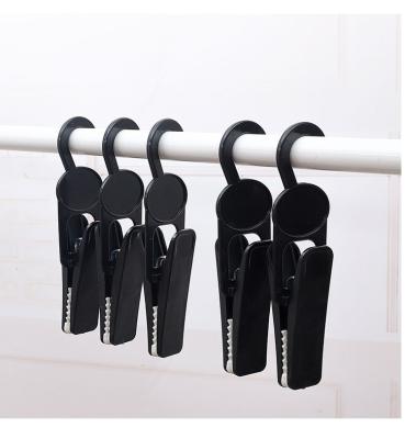 China Eco-friendly Universal Plastic Hanger Clips Strong Pinch Grip Clips For Shoes Hats Socks for sale