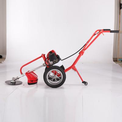 China 2-Stroke 1.9KW Strong Power Diaphragm Manual 93 2-Stroke Gasoline Lawn Mower Tractor for sale