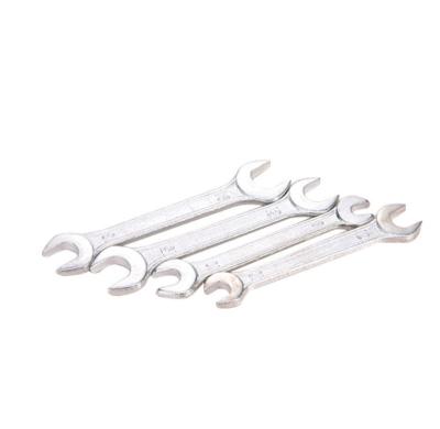 China Tighten High Quality Double Screw Opening Open End Stamping Small Double Hook Wrench for sale