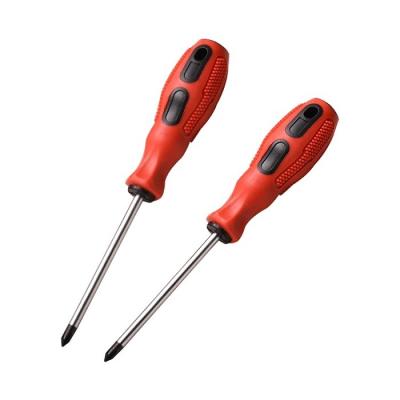 China Household Tool China High Quality Magnetic Hardened Red Insulated Handle Professional Screwdriver for sale