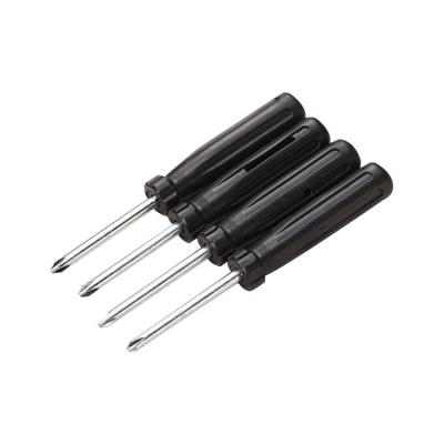 China Plastic Hardware Tools Screws 45# Bundle Steel Screwdriver With Magnetic Double Cross Manual Screwdriver Head Tool Mini Sonic Screwdriver for sale