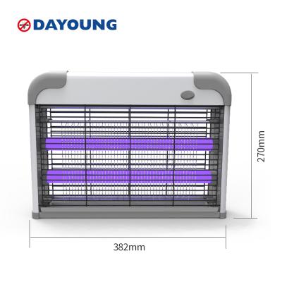 China 20W 30W 40W Viable High Voltage Pest Control Insect Traps Plug In Electric Zapper Mosquito And Fly Killer Bug Lamp for sale