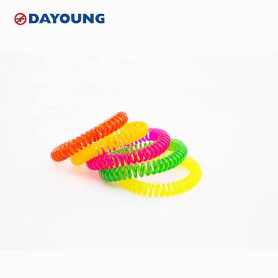 China Disposable Multi Color CE Approved EVA CE Formulation Repellent Bracelet Natural Safe Solid Multicolor Mosquito Pests Pest Control Approved for sale