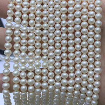 China Wholesale Natural Zhuji Pearl Strands 5-5.5mm Freshwater Pearl for sale