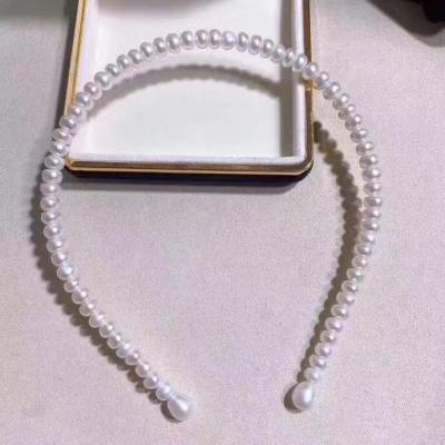 China Wholesale Natural Freshwater PEARL Pearl Headbands, Customized Designs Available for sale