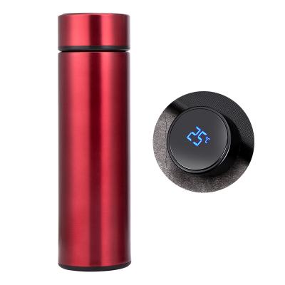 China Viable Thermos With Led LCD Display Touch Temperature Sensor To Show Stainless Steel Insulation Cup Smart Water Bottles for sale