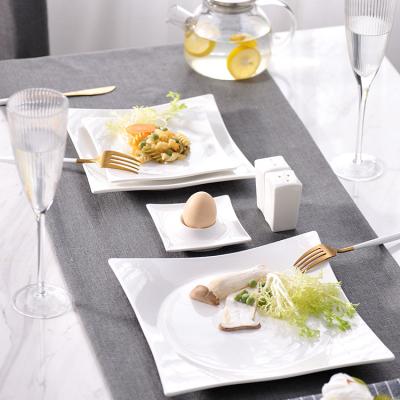 China Viable Customized White Porcelain Dinnerware Set Ceramic Set Seeking For Overseas Distributor for sale