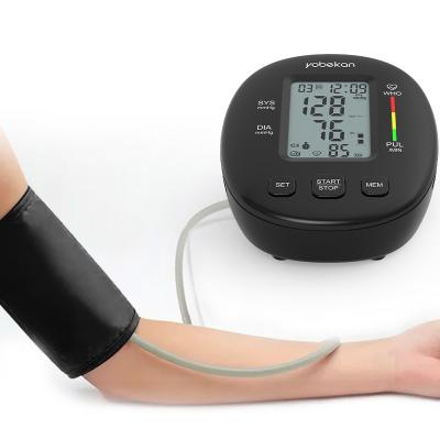 China OEM Arm Style Blood Pressure/Type-C Heart Rate Yobekan Manufacturer Portable USB Digital BP Blood Pressure Meter Monitor with Adapter for sale