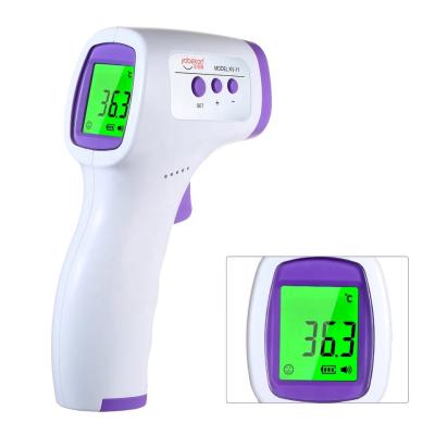 China Medical Digital Yobekan Forehead No Contact Electronic Infrared Forehead Temperature Thermometers Measuring Gun For Babies And Adults for sale