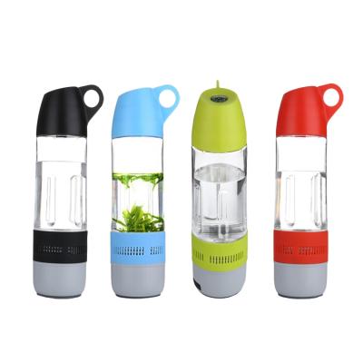 China 2020 Amazon Hot Sale 400ml Mini Water Bottle Portable Outdoor Water Bottle Waterproof With Speaker for sale