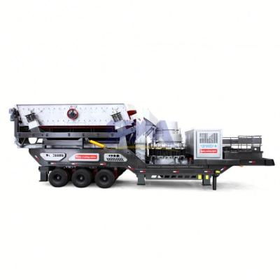 China Ining Factory Manufacturer Mobile Cone Crusher Production Portable Stone Crusher Factory Price for sale