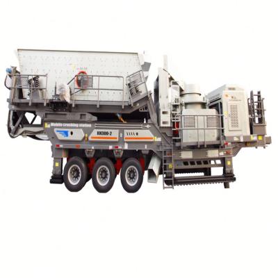 China Mining Professional Aggregate Stones Crushing Mobile Plant Crusher And Screening Plant for sale