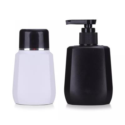 China Custom Waterproof Plastic Shampoo Plastic Home Empty Cosmetic Container Home Factory Hotel Bath Bottle PE Lotion Pump Bottles for sale