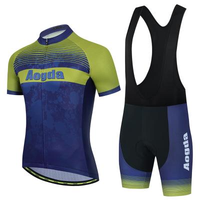 China Custom Made Summer Breathable Men's Aogda Cycling Kits Wholesale for sale