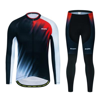 China Custom Men's Breathable Sportswear Breathable Tank Top Professional Cycling Suit for sale