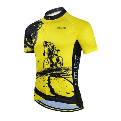 China OEM Custom Made Breathable Team Design Men Pro Shorts High Quality Sleeve Breathable Cycling Shirts for sale