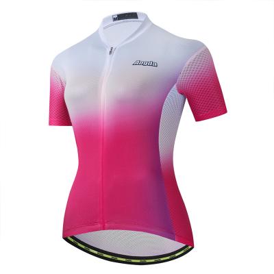 China Custom Aogda Fashion Sublimation Sleeveless Shorts Women Summer Bike Wear Cycling Tank Top for sale