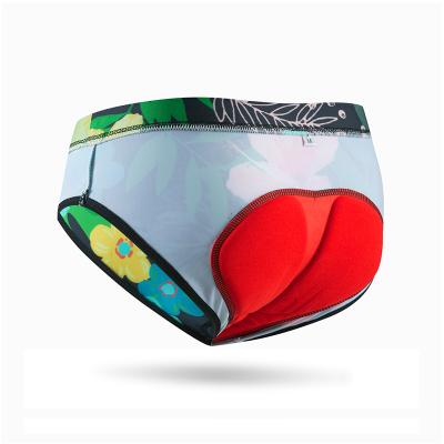 China Breathable OEM Custom Design Bicycle Brief Women's Bike Riding 3D GEL Padded MTB Triangle Shorts for sale