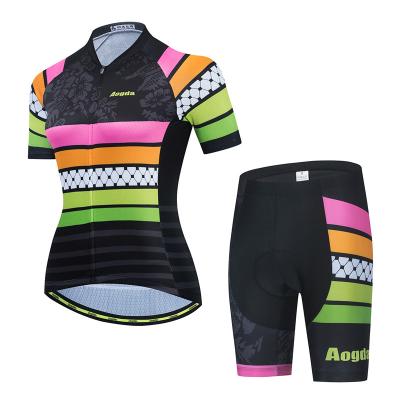 China Factory Direct Wholesale Breathable Custom Design Woman Cycling Clothing for sale