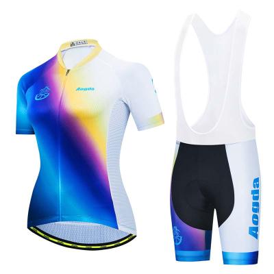 China Wholesale Fashion Breathable Custom Women's Sublimation OEM Tank Top Cycling Set for sale