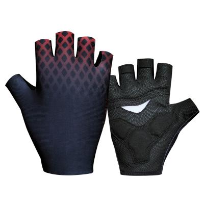 China Comfortable Anti Slip Gloves Factory Direct Wholesale Bike Racing Sports Gloves Breathable Cycling Gloves Half Finger for sale